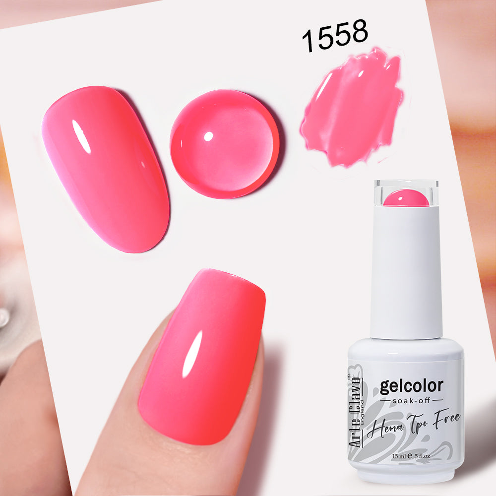HEMA TPO FREE Barbie Pink Color Gel Nail Polish