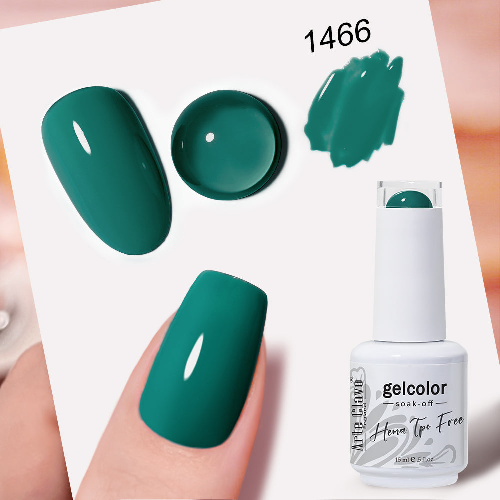HEMA-Free & TPO-Free Green Gel Nail Polish