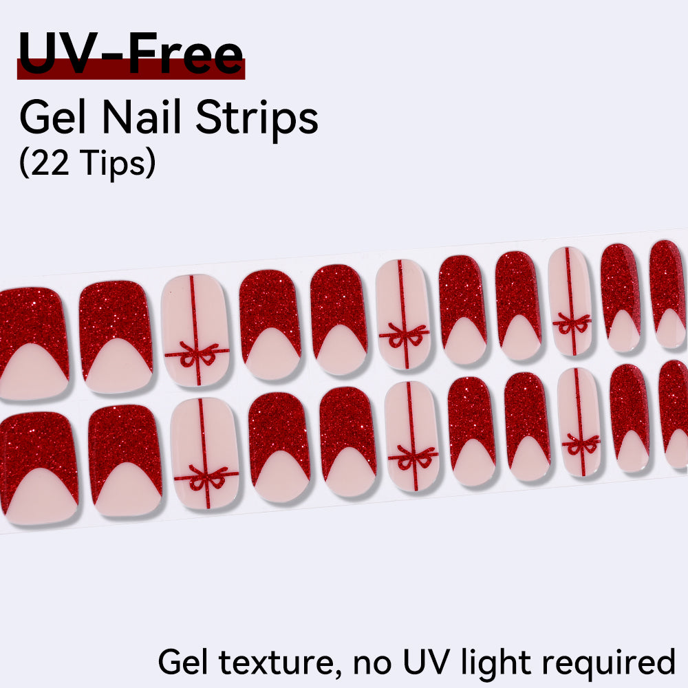 Scarlet Ribbon UV-Free Gel Nail Strips – 22 Strips