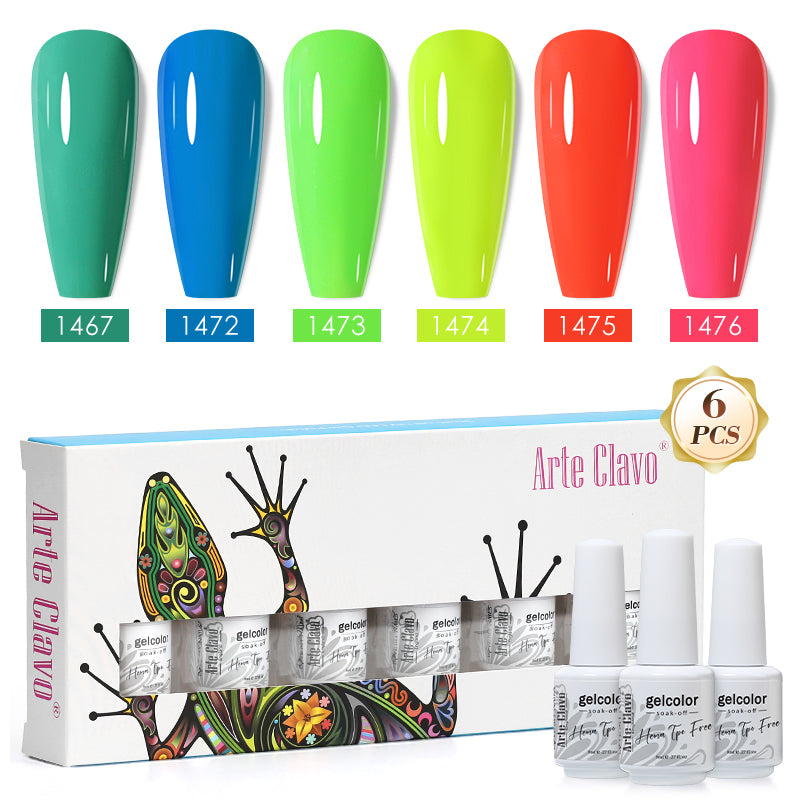 8ml Gel Nail Polish Box Set-6 Bottles Color Gel(ZH01~~ZH29)