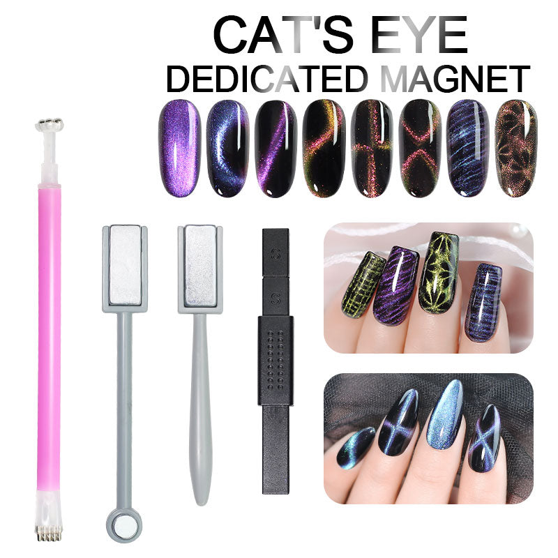 NAILCO 4 Styles Cat Eye Magnet Strong Effect Magnetic Stick For 9D Cat Eyes Gel