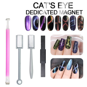 NAILCO 4 Styles Cat Eye Magnet Strong Effect Magnetic Stick For 9D Cat Eyes Gel