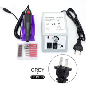 NAILCO 12W Electric Nail Drill Machine Including 6PCS Optional Bits