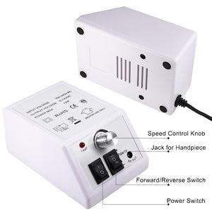 NAILCO 12W Electric Nail Drill Machine Including 6PCS Optional Bits