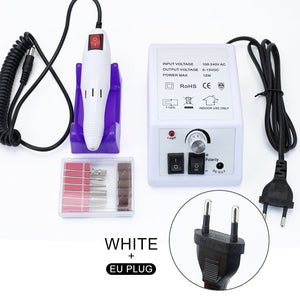 NAILCO 12W Electric Nail Drill Machine Including 6PCS Optional Bits