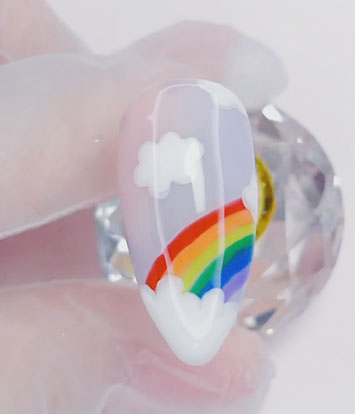 DIY Tutorial: How to Create Dreamy Rainbow & Cloud Nail Art at Home