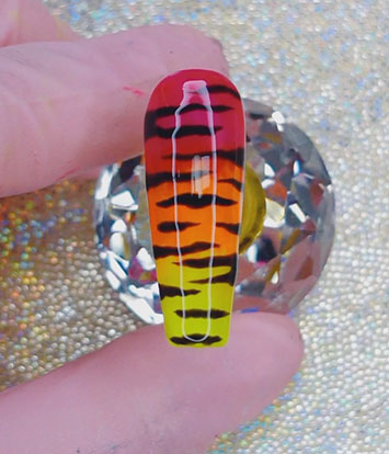 How to Create the Ultimate Neon Sunset Tiger Nail Art (Step-by-Step Guide)