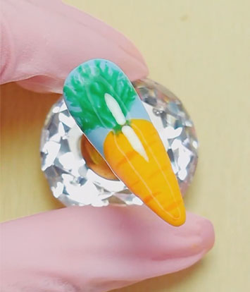 DIY Tutorial: How to Paint Cute Carrot Nail Art for Spring