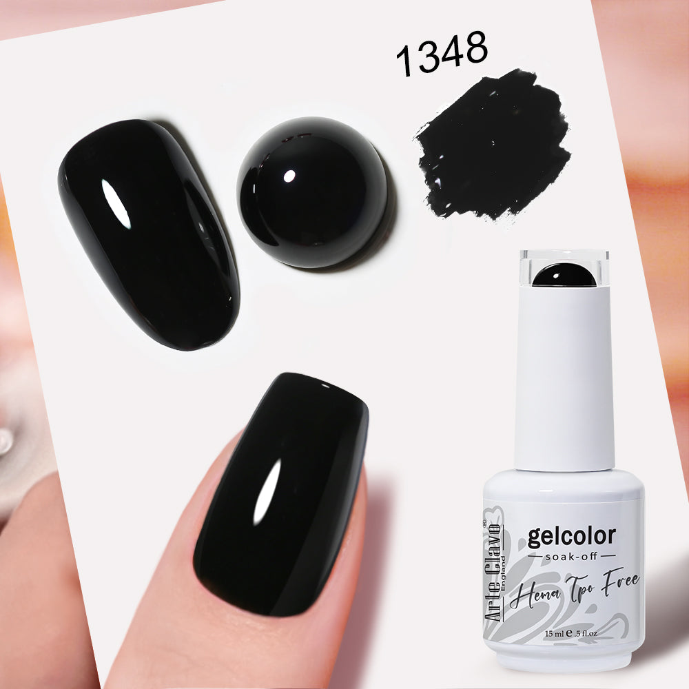 HEMA TPO FREE White & Black Color Gel Nail Polish