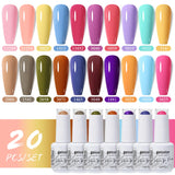 20pcs 15ml Color Gel Nail Polish (20B-ZH01~~ZH16)