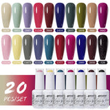 20pcs 15ml Color Gel Nail Polish (20B-ZH01~~ZH16)