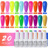 20pcs 15ml Color Gel Nail Polish (20B-ZH01~~ZH16)