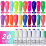20pcs 15ml Color Gel Nail Polish (20B-ZH01~~ZH16)