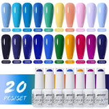 20pcs 15ml Color Gel Nail Polish (20B-ZH01~~ZH16)
