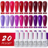 20pcs 15ml Color Gel Nail Polish (20B-ZH01~~ZH16)