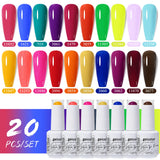 20pcs 15ml Color Gel Nail Polish (20B-ZH01~~ZH16)
