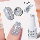 Arte Clavo HEMA TPO FREE Glitter Pearlescent Series Color Gel Nail Polish