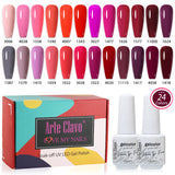 8ml Gel Nail Polish Box Set-24 Bottles Color Gel