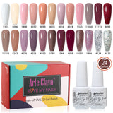 8ml Gel Nail Polish Box Set-24 Bottles Color Gel