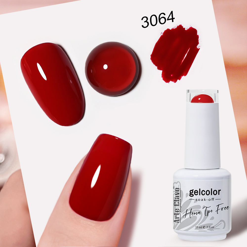 Arte Clavo HEMA TPO FREE Red Series Color Gel Nail Polish