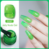 HEMA TPO FREE Jelly Translucent Color Gel Nail Polish