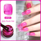 HEMA TPO FREE Jelly Translucent Color Gel Nail Polish