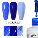 3pcs 8ml Gel Nail Polish Set - HEMA & TPO FREE