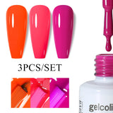3pcs 8ml Gel Nail Polish Set - HEMA & TPO FREE