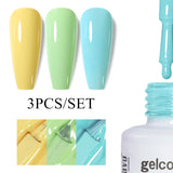3pcs 8ml Gel Nail Polish Set - HEMA & TPO FREE