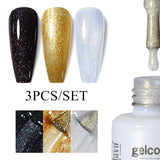 3pcs 8ml Gel Nail Polish Set - HEMA & TPO FREE