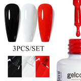 3pcs 8ml Gel Nail Polish Set - HEMA & TPO FREE