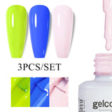 3pcs 8ml Gel Nail Polish Set - HEMA & TPO FREE