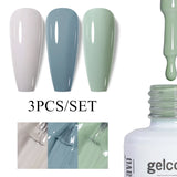 3pcs 8ml Gel Nail Polish Set - HEMA & TPO FREE