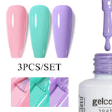 3pcs 8ml Gel Nail Polish Set - HEMA & TPO FREE