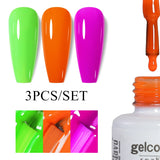 3pcs 8ml Gel Nail Polish Set - HEMA & TPO FREE