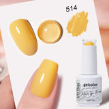 Arte Clavo HEMA TPO FREE Yellow Series Color Gel Nail Polish