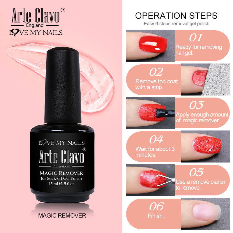 Arte Clavo 15ml Magic Gel Remover