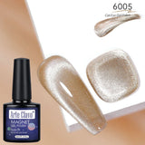 10ml Crystal Cat Eye Gel Polish Holographic Magnetic Nail Polish