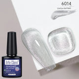 10ml Crystal Cat Eye Gel Polish Holographic Magnetic Nail Polish