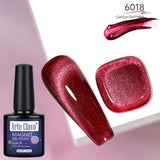 10ml Crystal Cat Eye Gel Polish Holographic Magnetic Nail Polish