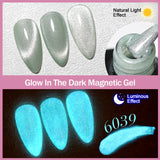 10ml Glow In Dark Cat Eye Gel Polish Magnetic Nail Polish