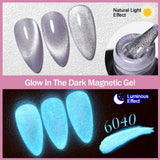 10ml Glow In Dark Cat Eye Gel Polish Magnetic Nail Polish