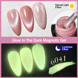 10ml Glow In Dark Cat Eye Gel Polish Magnetic Nail Polish