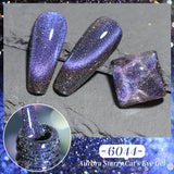 10ml Aurora Starry Cat Eye Gel Polish Magnetic Nail Polish