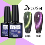 10ml Aurora Starry Cat Eye Gel Polish Magnetic Nail Polish