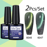 10ml Aurora Starry Cat Eye Gel Polish Magnetic Nail Polish