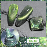 10ml Aurora Starry Cat Eye Gel Polish Magnetic Nail Polish