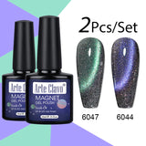10ml Aurora Starry Cat Eye Gel Polish Magnetic Nail Polish