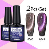 10ml Aurora Starry Cat Eye Gel Polish Magnetic Nail Polish