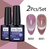 10ml Aurora Crystal Cat Eye Gel Polish Magnetic Nail Polish